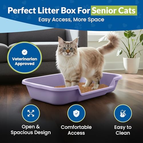 KittyGohere Senior Cat Litter Box Large - Image 2