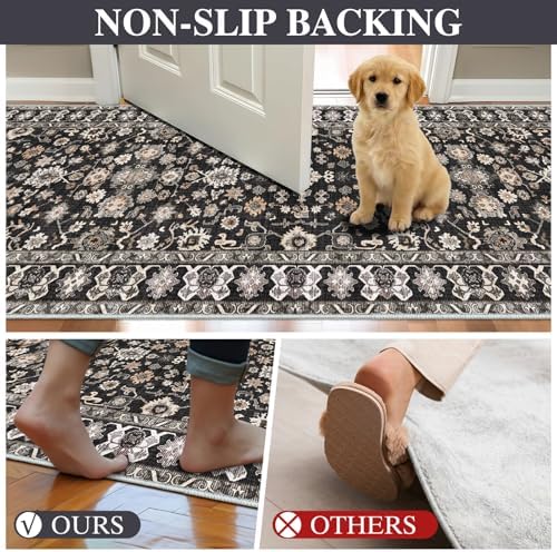 2x4 Washable Runner Rug Entryway: Soft Non Slip Rug - Image 5
