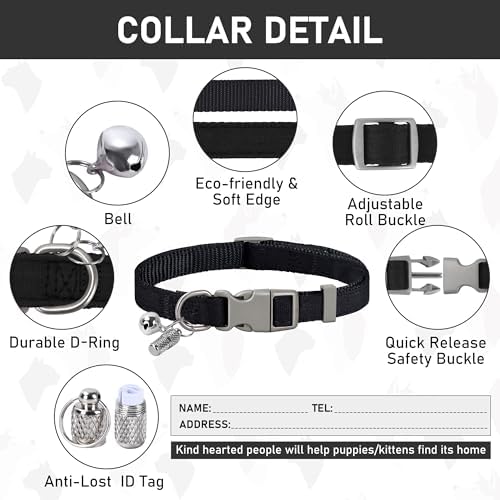GAMUDA Small Dog Harness Collar and Leash Set, Step in No Chock No Pull Linen - Image 5