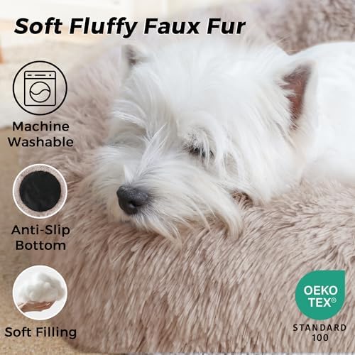 Calming Round Dog Bed & Cat Bed - Image 3