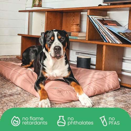 Molly Mutt Pink Dog Bed Cover, Non-Toxic & 100% Cotton - Image 6