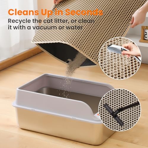 Extra Large Cat Litter Mat, Double Layer Honeycomb - Image 5
