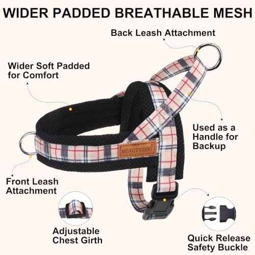 BEAUTYZOO Small Dog Harness and Leash Set, No Pull Step in Puppy Vest - Image 2