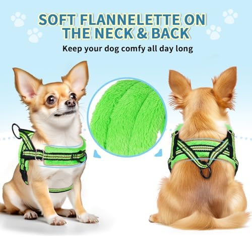 Lukovee Small Dog Harness and Leash Set, No Pull Soft Padded Vest - Image 5