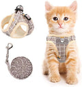 Cat Harness and Leash Set, Escape Proof Harness Khaki-Pattern XS by NCMAMA