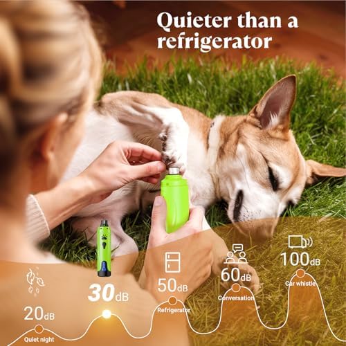 YABIFE Dog Nail Grinder, Dog Nail Trimmers and Clippers Kit, Super Quiet - Image 4
