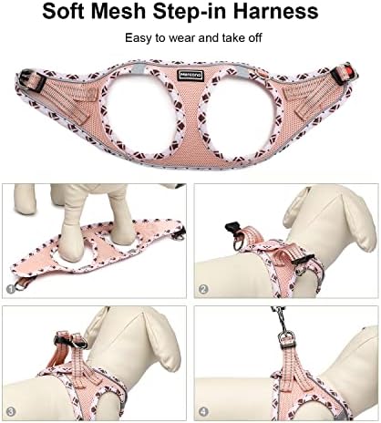 Mercano Soft Mesh Dog Harness and Leash Set, Step-in Reflective Breathable - Image 7