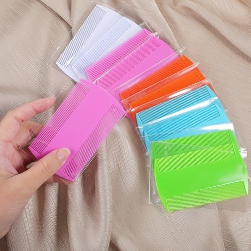 100 Pcs Pet Flea Combs, Double Sided Fine & Wide Tooth Comb - Image 4