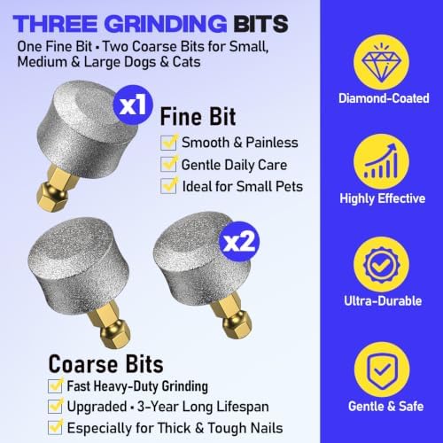 Whisper-Quiet Dog Nail Grinder 50%More Power - Image 5