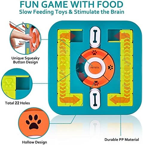 PETSTA Dog Puzzle Toys, Treat Dispensing Dog Enrichment Toys - Image 3