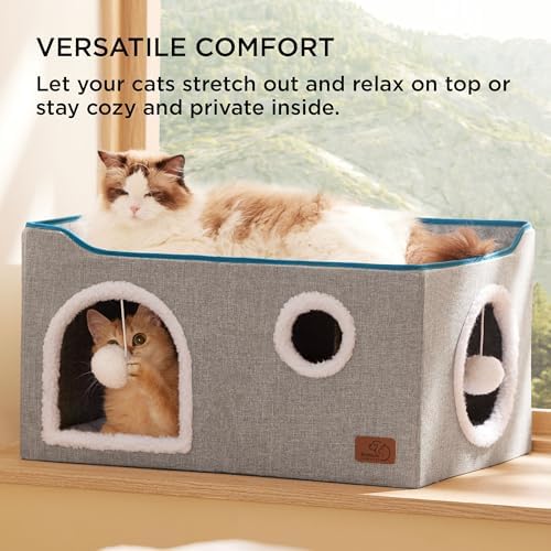 Bedsure Extra Wide Cat House Bed - Image 3