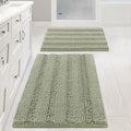 H.VERSAILTEX Bathroom Rug Sets 2 Piece Bath Mats Non Slip Thick Soft Chenille by HVERSAILTEX