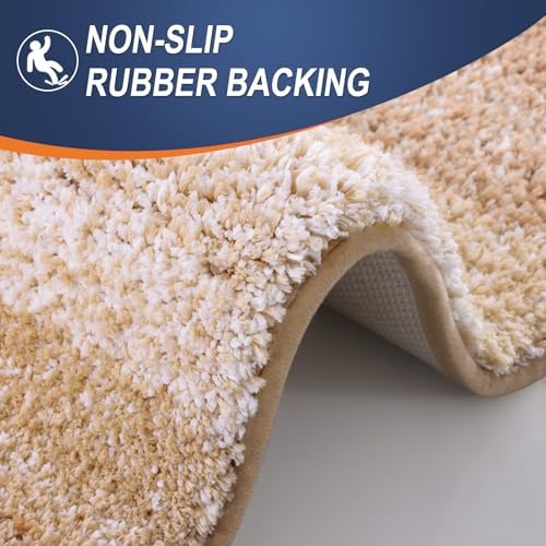 OLANLY Bathroom Rugs Mat 36x24, Extra Soft Absorbent Microfiber Bath Rugs - Image 4