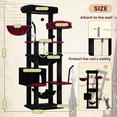 Gitelsnour Cat Tree, Big Hammock GCT020BR - Image 7