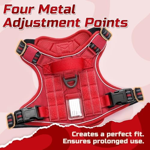 rabbitgoo Tactical Dog Harness for Large, No Pull Military Service Vest - Image 2