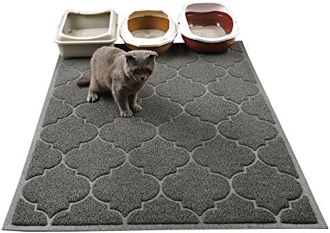 LittleTiger Cat Litter Mat, XL Super Size, Phthalate Free, 46x35 Inches by Cosyearn