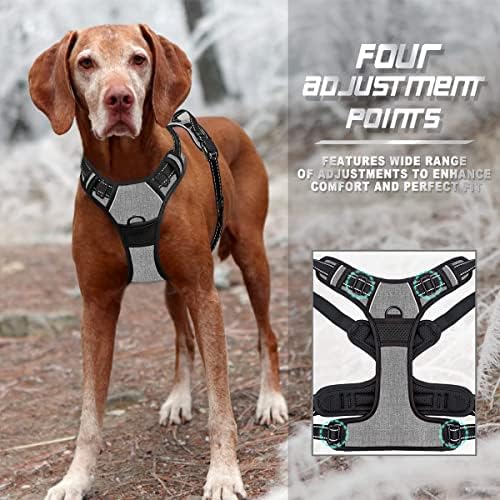 BARKBAY No Pull Dog Harness Front Clip Heavy Duty Reflective Easy Control Handle - Image 6