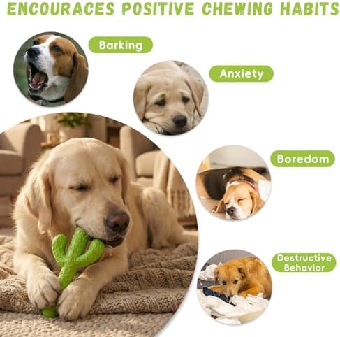 MewaJump Dog Chew Toys, Durable Rubber Dog Toys - Image 6