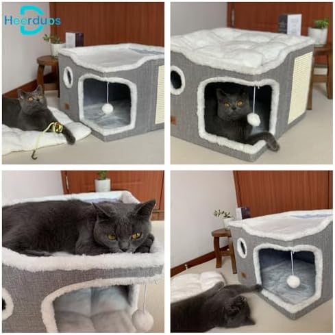 Cat House Bed for Indoor Cats - Image 6