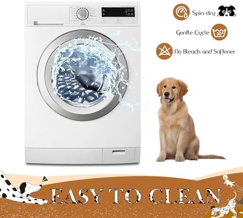 Replacement Dog Bed Covers Elastic Edged Washable 52" x 28" x 6" - Image 6