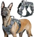 rabbitgoo Tactical Dog Harness for Large, No Pull Military Service Vest by rabbitgoo