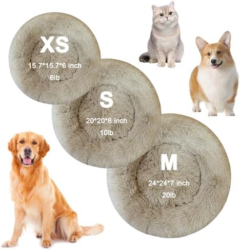Nisrada Cat Beds for Indoor Cats, 15.7 Inch Small Cats Beds, Washable-Round Pet - Image 4