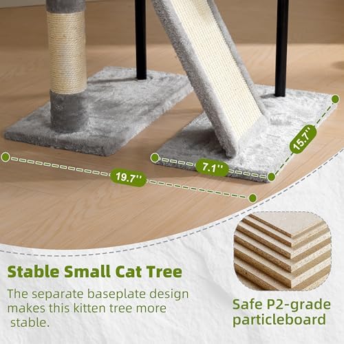 Gitelsnour Cat Tree Tower for Indoor Cats, Top Platform - Image 4