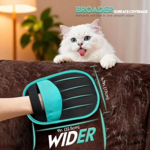 Pet Hair Remover for Dogs Cats: Reusable Five-Finger Static Pet Hair Removal - Image 2