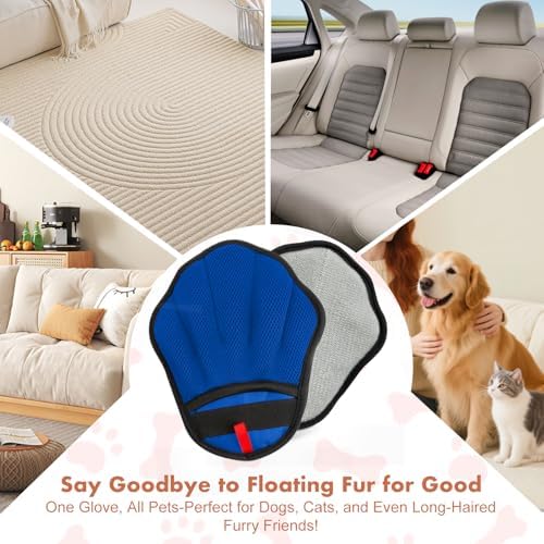 Pet Hair Removal Glove, Electrostatic Pet Hair Remover Glove - Image 6