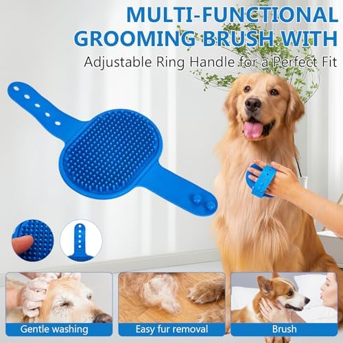 nooepc 6PCS Dog Washing Gloves Pet Grooming Gloves Dog Bath Supplies Dog Bath - Image 6