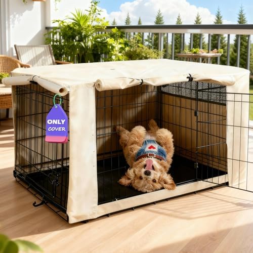 HiCaptain 54-Inch Dog Crate Cover by HiCaptain