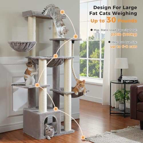 MUTTROS 67" Heavy Duty Cat Tree - Image 3
