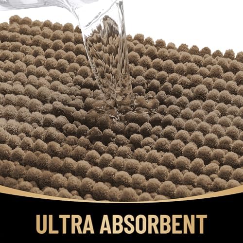 OLANLY Thick Chenille Bathroom Rugs 36x24, Soft Absorbent Bath Mat - Image 3