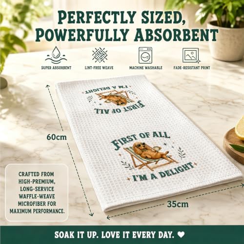 Cocker Spaniel Kitchen Towel, Cute Dog Hand Towel, Funny Dog Lover Gift - Image 4