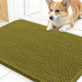 OLANLY Dog Door Mat for Muddy Paws 30x17, Super Absorbent Chenille Mud Mat by OLANLY