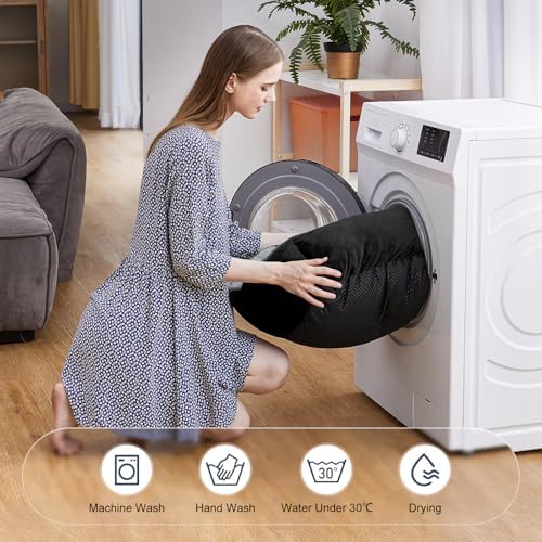 JOEJOY Rectangle Dog Bed for Large Medium Small Dogs Machine Washable Sleeping - Image 5
