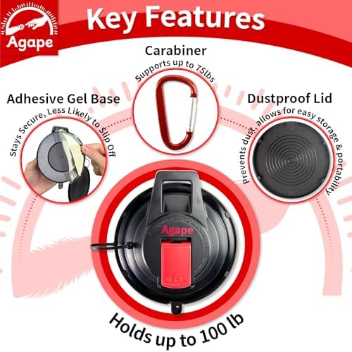 Agape Heavy Duty Dog Bath Suction Cup - Image 2