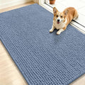 Smiry Dog Door Mat for Muddy Paws 48x30, Ultra Absorbent Chenille Doormat by Smiry