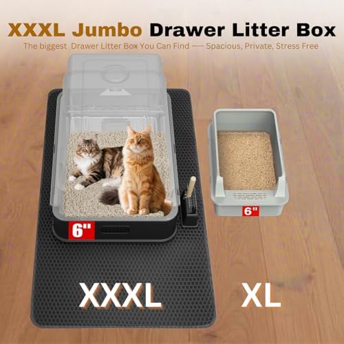 XXXL Jumbo Drawer Stainless Steel Cat Litter Box - Image 3