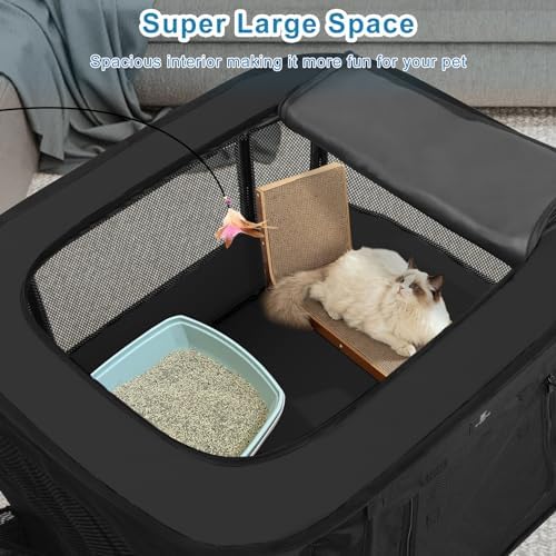X-ZONE PET Dog Playpen, Puppy Cat Play Pen Portable Foldable Indoor/Outdoor - Image 5
