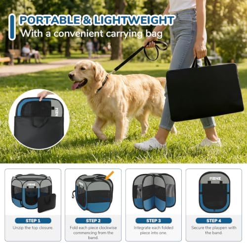 Dog Cat Small Animal Puppy Playpen Crate - Image 4