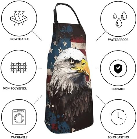 Art Apron with Pocket for Women Men - Image 4