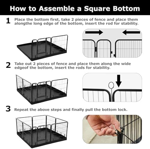 PJYuCien Square Playpen Bottom Pad - Image 4