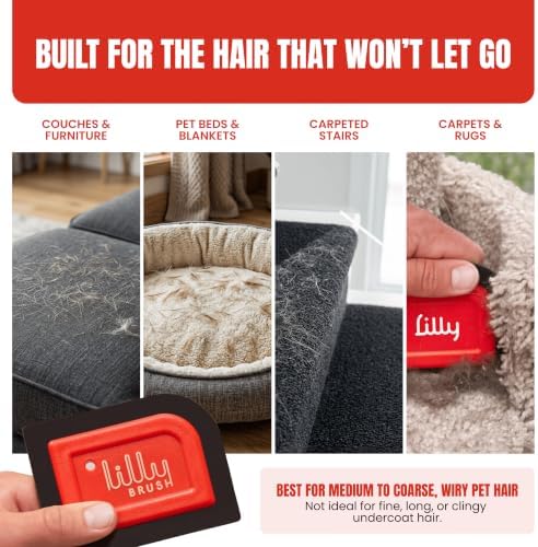 Lilly Brush Mini Pet Hair Detailer | Reusable Fur Remover - Image 4