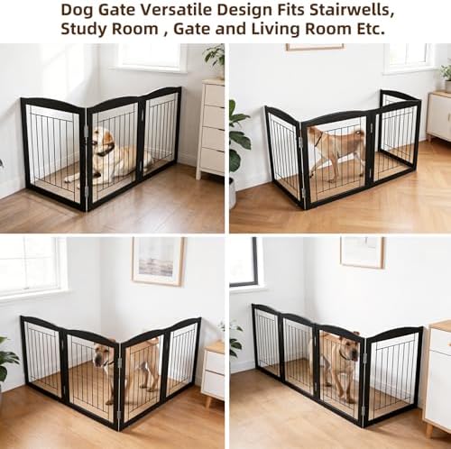 ZJSF Freestanding Foldable Dog Gate - Image 4
