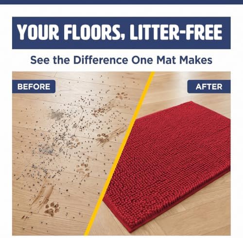 Muddy Mat® | Cat Litter Mat 18"x28", Litter Trapping Mat, Super Absorbent - Image 2