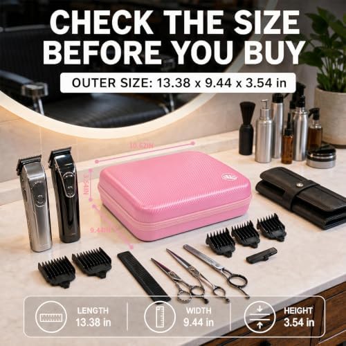 Boobowl Barber Accessories Bag for Clippers and Supplies, Hair Clipper Box - Image 6