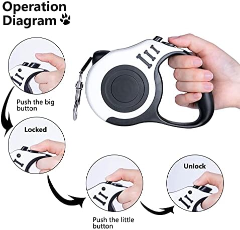 Retractable Dog Leash 16ft, Tangle-Free Expandable Leash - Image 3