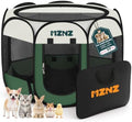 Dog Cat Small Animal Puppy Playpen Crate, Dark Green by MZNZ
