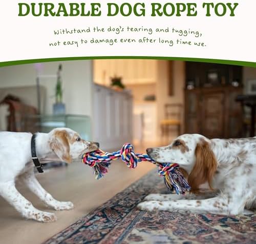 Dog Rope Toy for Large Dogs Heavy Duty Dog Chew Toys for Aggressive Chewers - Image 4